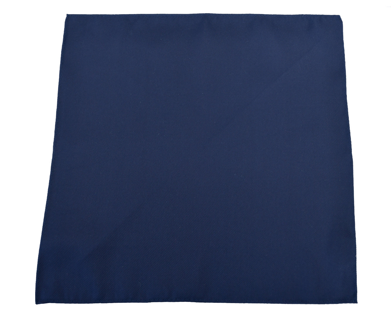 Franco Spada ( フランコスパダ ) 細綾無地ポケットチーフ：ネイビー