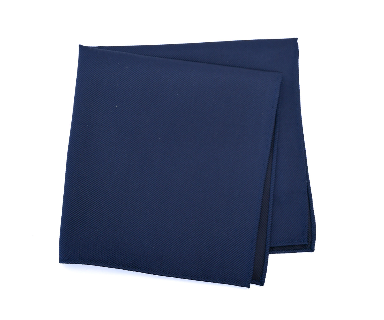 Franco Spada ( フランコスパダ ) 細綾無地ポケットチーフ：ネイビー