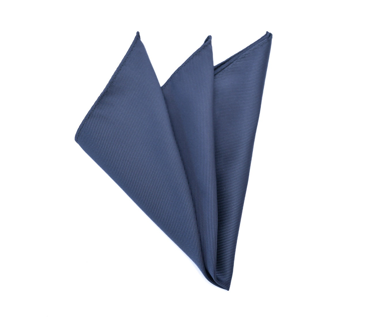 Franco Spada ( フランコスパダ ) 細綾無地ポケットチーフ：ダークグレー