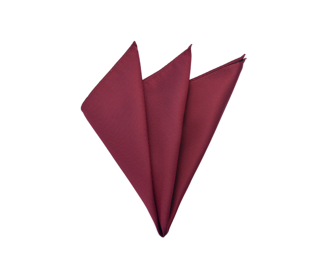 Franco Spada ( フランコスパダ ) 細綾無地ポケットチーフ：ワイン