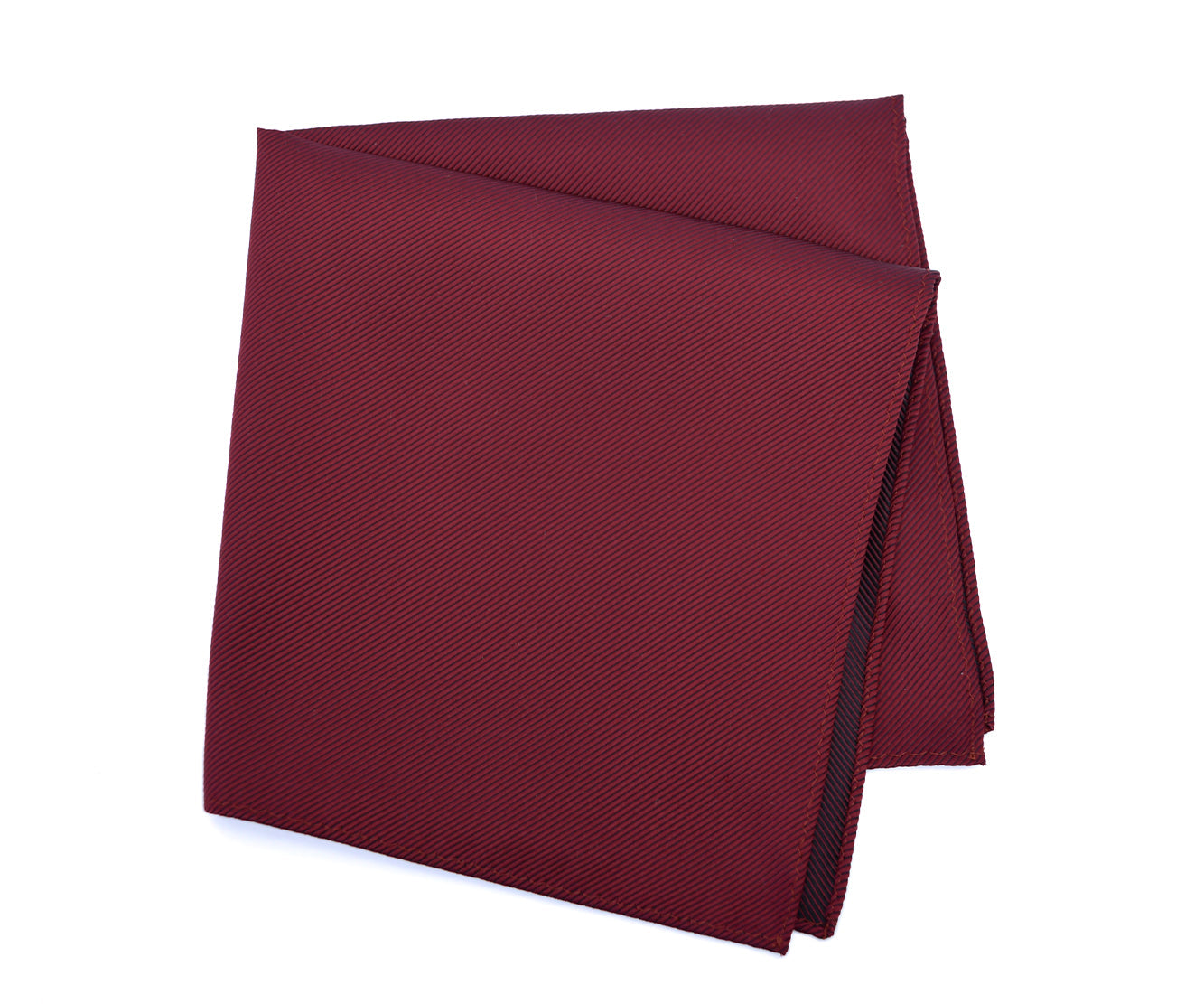 Franco Spada ( フランコスパダ ) 細綾無地ポケットチーフ：ワイン