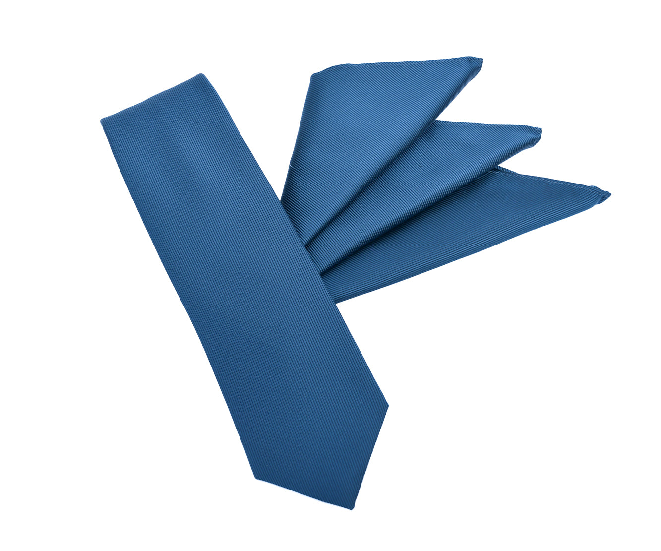 Franco Spada ( フランコスパダ ) 細綾無地ポケットチーフ：フォレストブルー