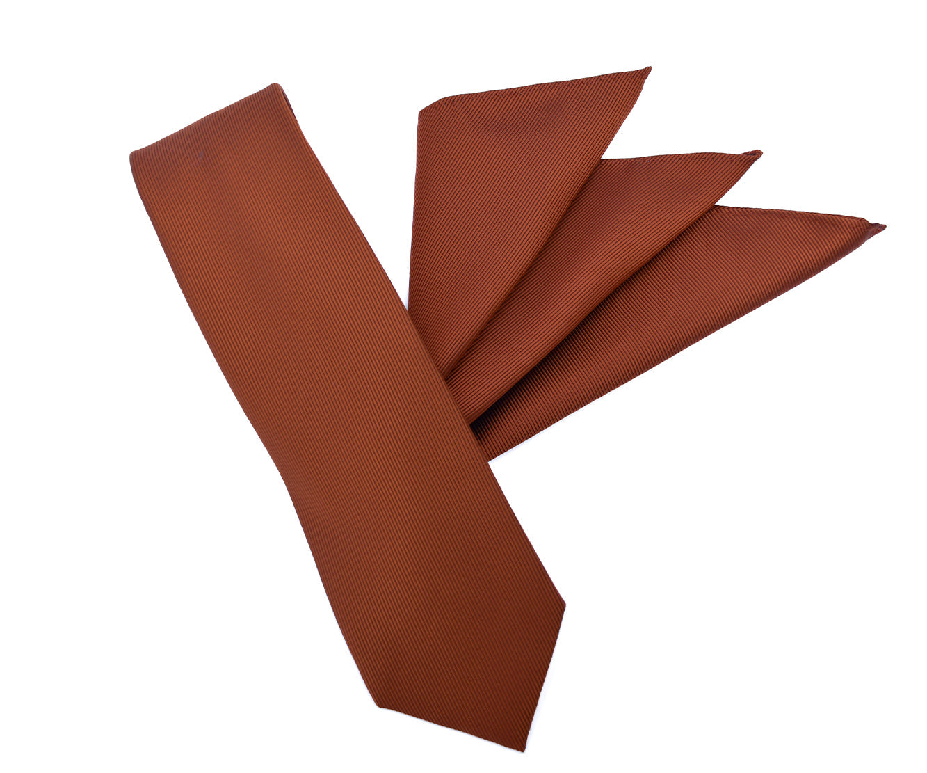 Franco Spada ( フランコスパダ )細綾無地ポケットチーフ： ダスティオレンジ