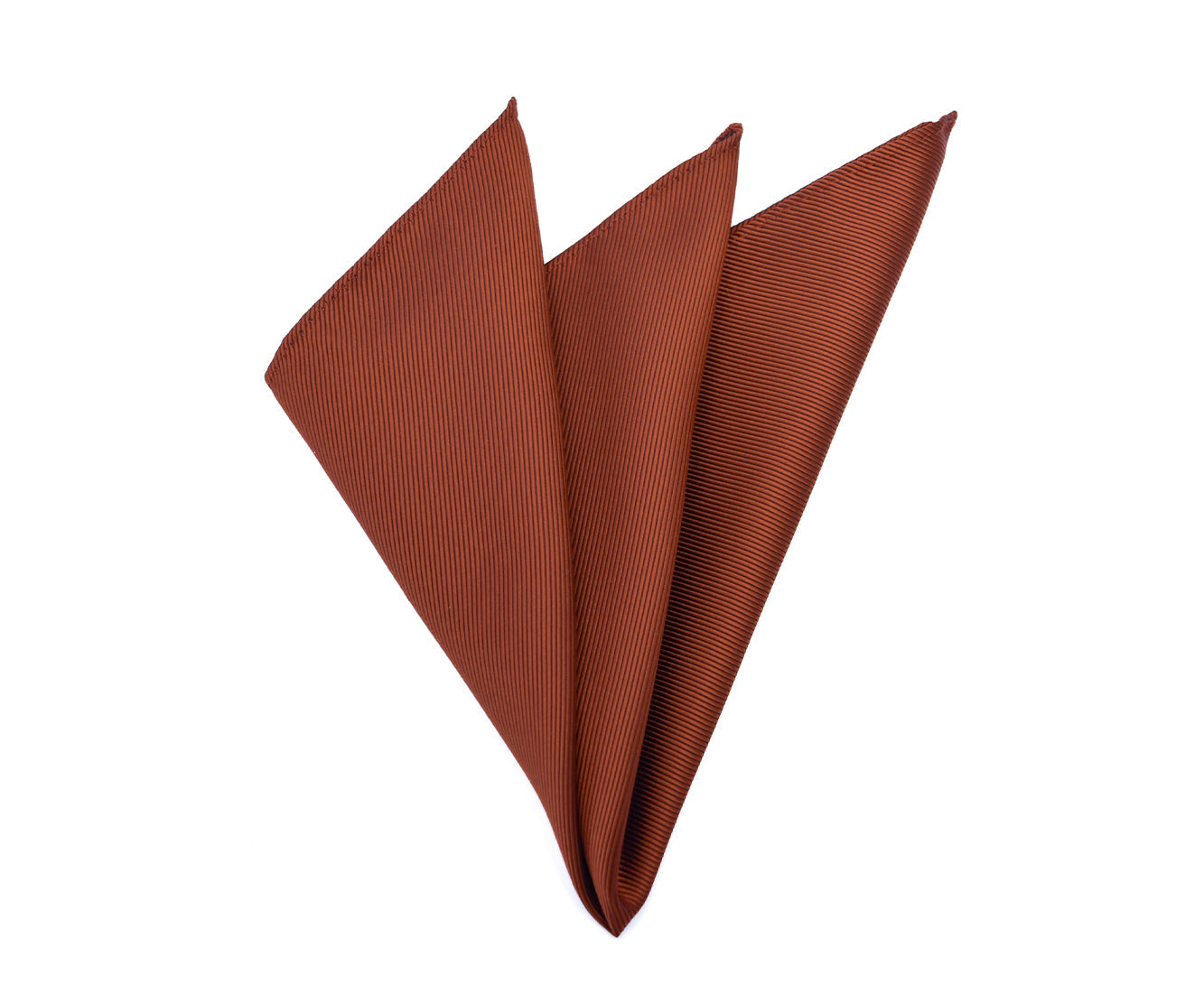 Franco Spada ( フランコスパダ )細綾無地ポケットチーフ： ダスティオレンジ