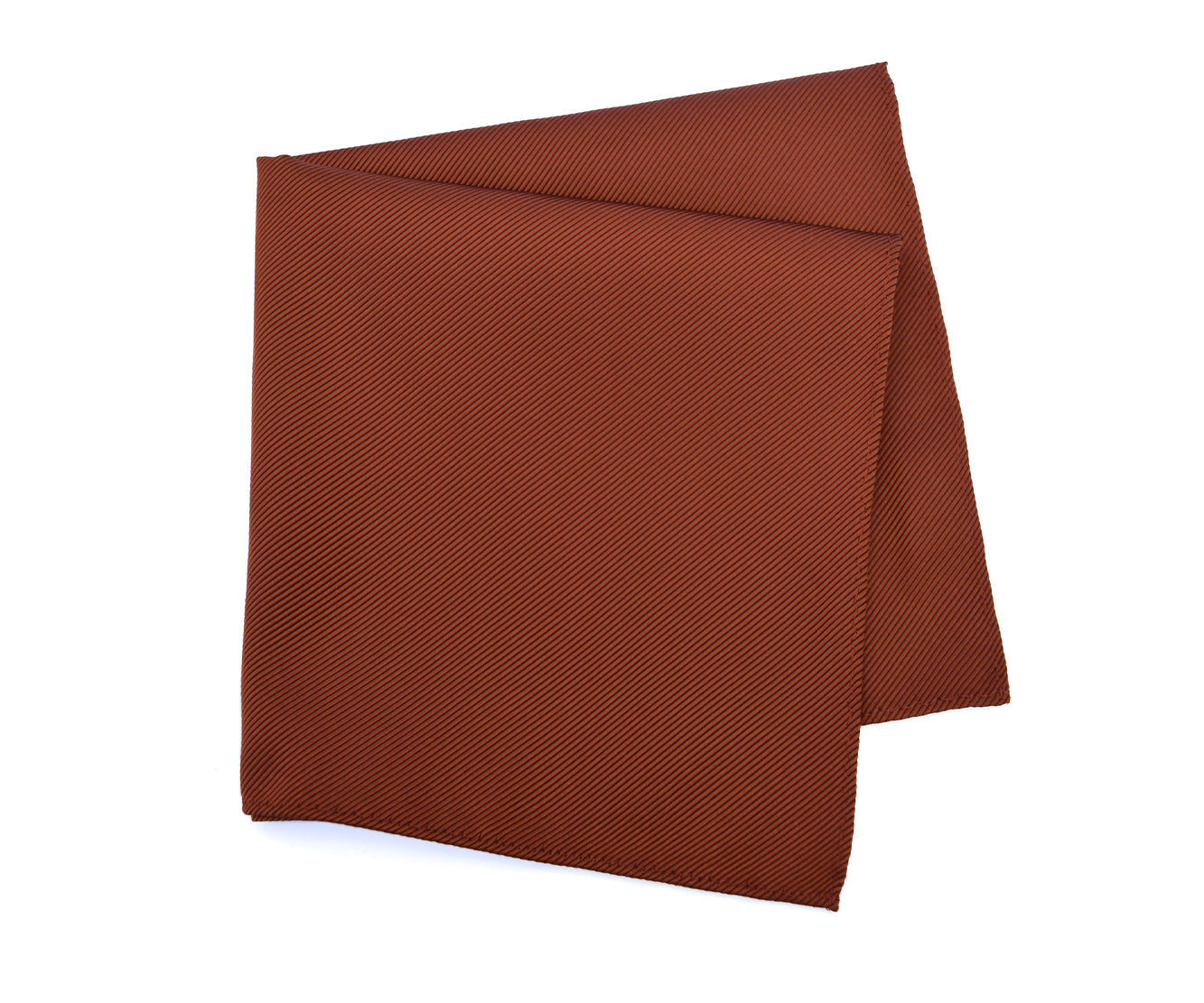 Franco Spada ( フランコスパダ )細綾無地ポケットチーフ： ダスティオレンジ