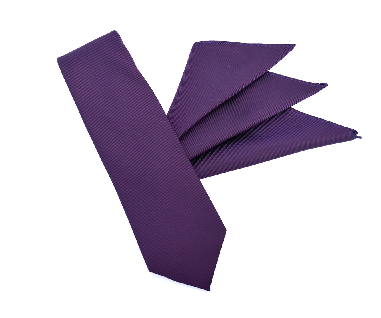 Franco Spada ( フランコスパダ ) 細綾無地ポケットチーフ：パープル