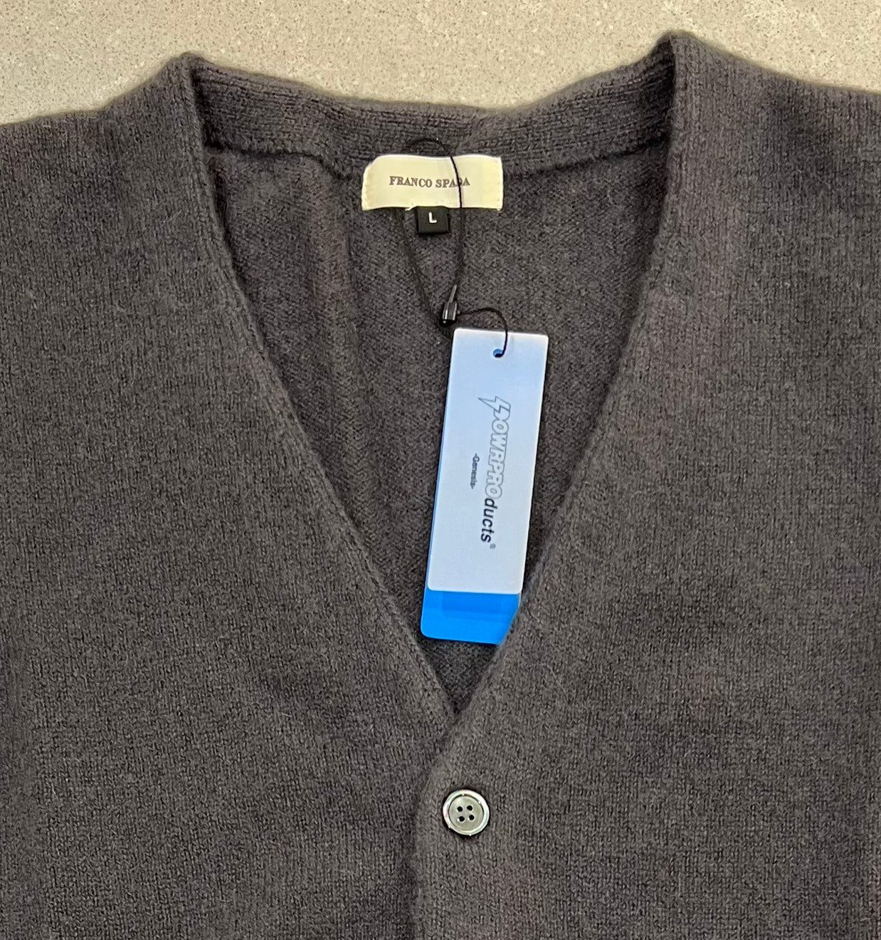 【SALE】　　 Franco Spada ( フランコスパダ )   〈手洗い可能〉【TALMUS branch】カシミヤ100%ニット前開きベスト