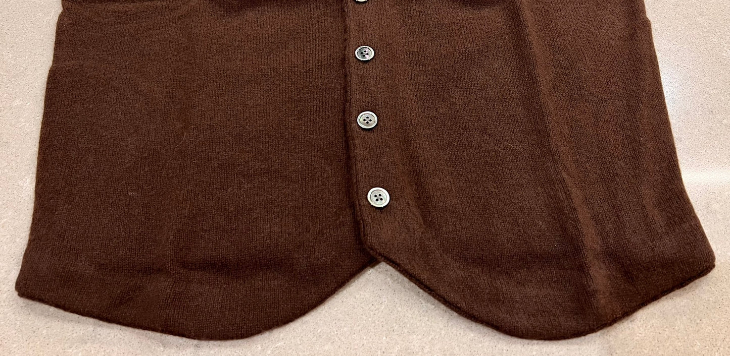 【SALE】　　 Franco Spada ( フランコスパダ )   〈手洗い可能〉【TALMUS branch】カシミヤ100%ニット前開きベスト