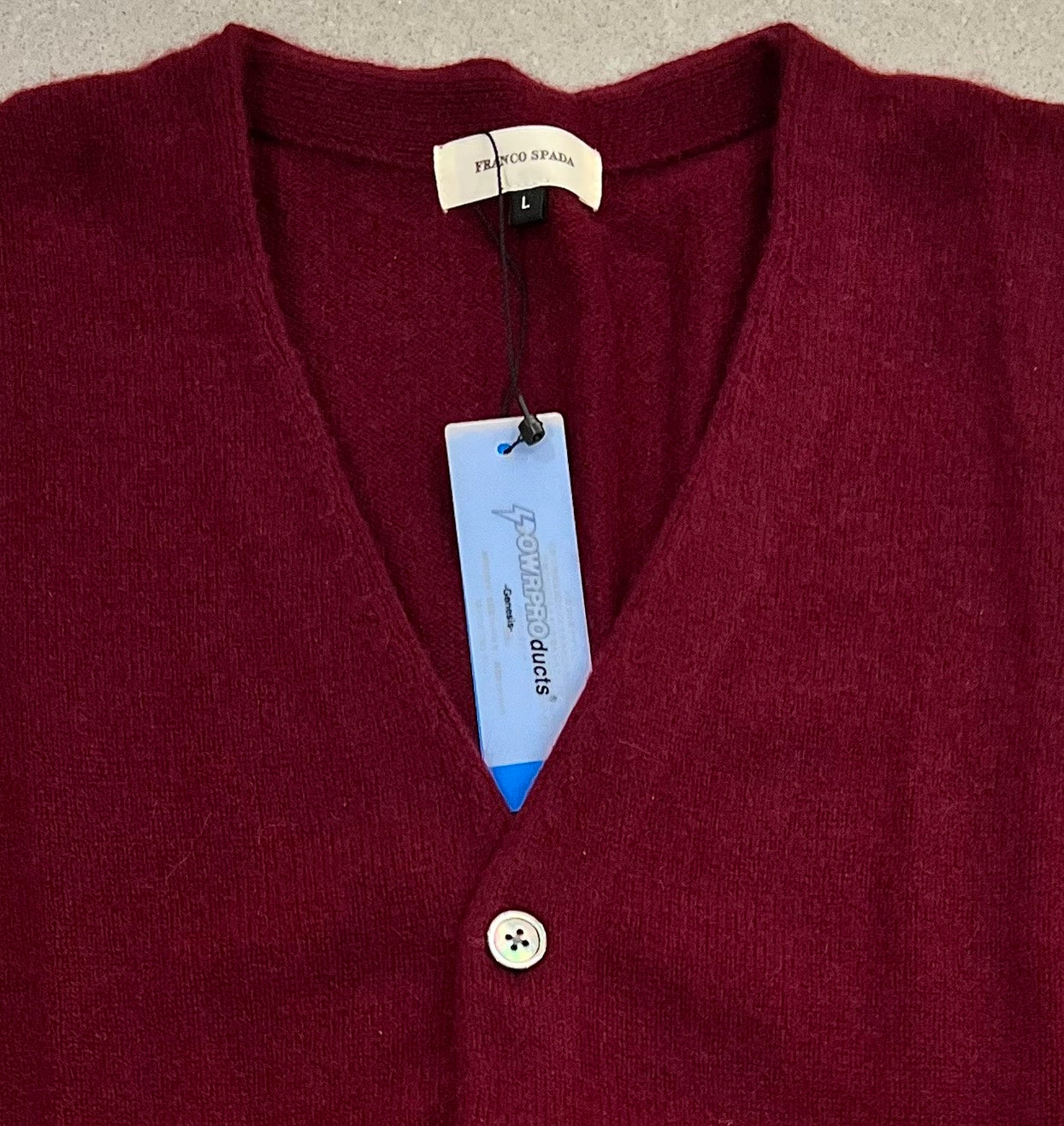 【SALE】　　 Franco Spada ( フランコスパダ )   〈手洗い可能〉【TALMUS branch】カシミヤ100%ニット前開きベスト