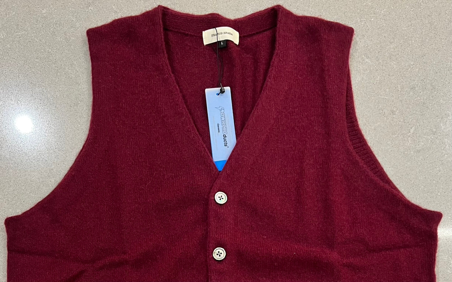 【SALE】　　 Franco Spada ( フランコスパダ )   〈手洗い可能〉【TALMUS branch】カシミヤ100%ニット前開きベスト