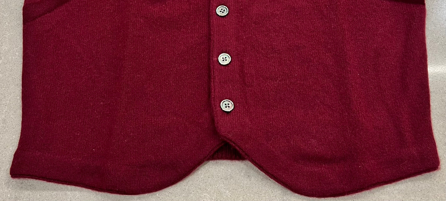 【SALE】　　 Franco Spada ( フランコスパダ )   〈手洗い可能〉【TALMUS branch】カシミヤ100%ニット前開きベスト