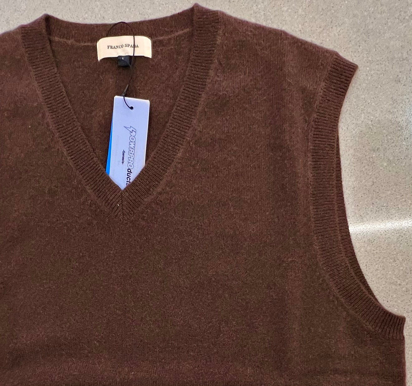 【SALE】　　 Franco Spada ( フランコスパダ )   〈手洗い可能〉【TALMUS branch】カシミヤ100%ニットベスト