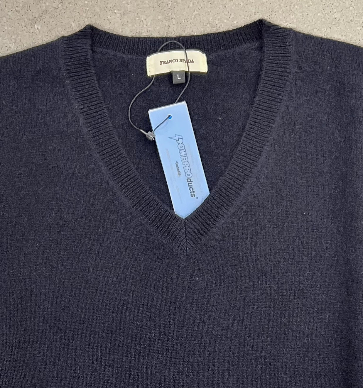 【SALE】　　 Franco Spada ( フランコスパダ )   〈手洗い可能〉【TALMUS branch】カシミヤ100%Vネックニット