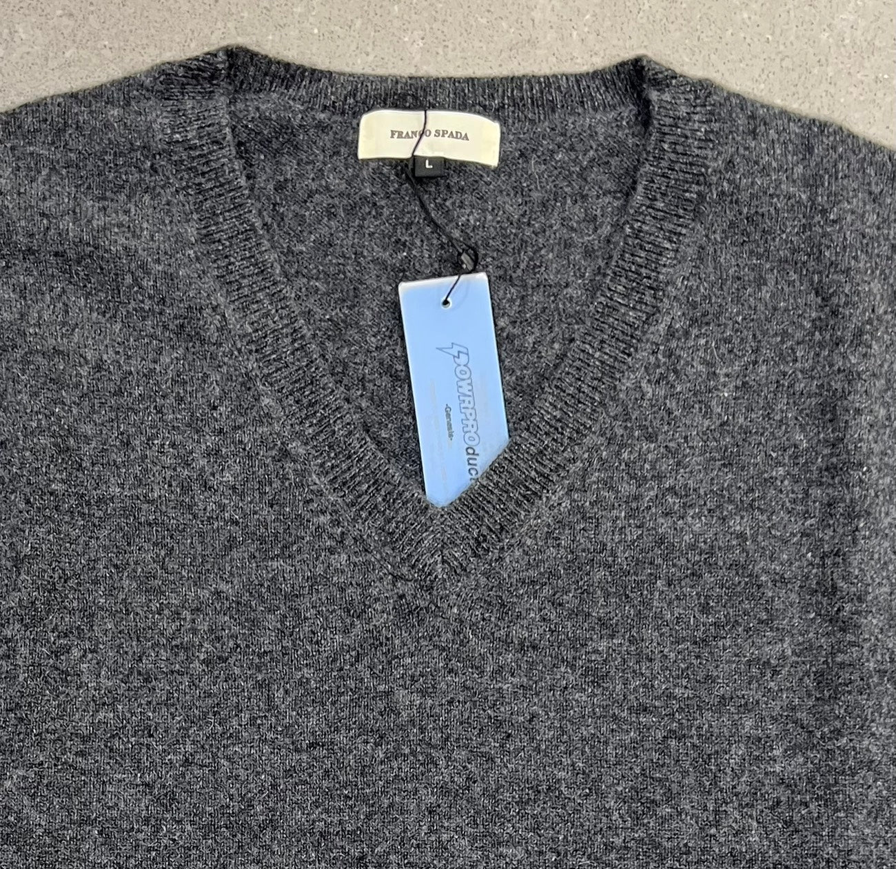 【SALE】　　 Franco Spada ( フランコスパダ )   〈手洗い可能〉【TALMUS branch】カシミヤ100%Vネックニット