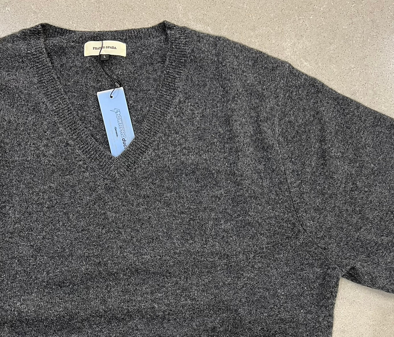 【SALE】　　 Franco Spada ( フランコスパダ )   〈手洗い可能〉【TALMUS branch】カシミヤ100%Vネックニット