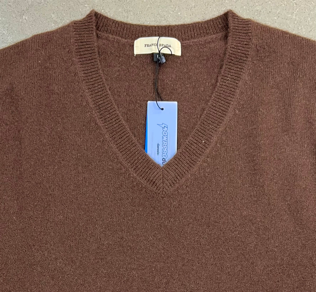 【SALE】　　 Franco Spada ( フランコスパダ )   〈手洗い可能〉【TALMUS branch】カシミヤ100%Vネックニット