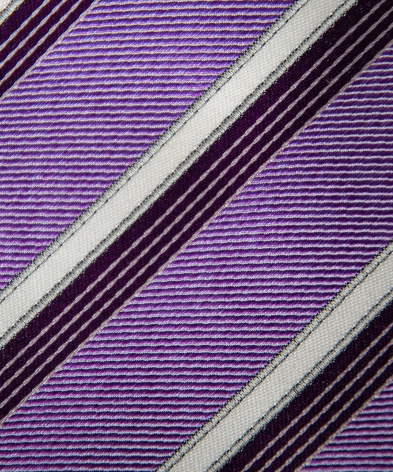 Franco Spada ( フランコスパダ ) パステルメランジストライプネクタイ：パープル