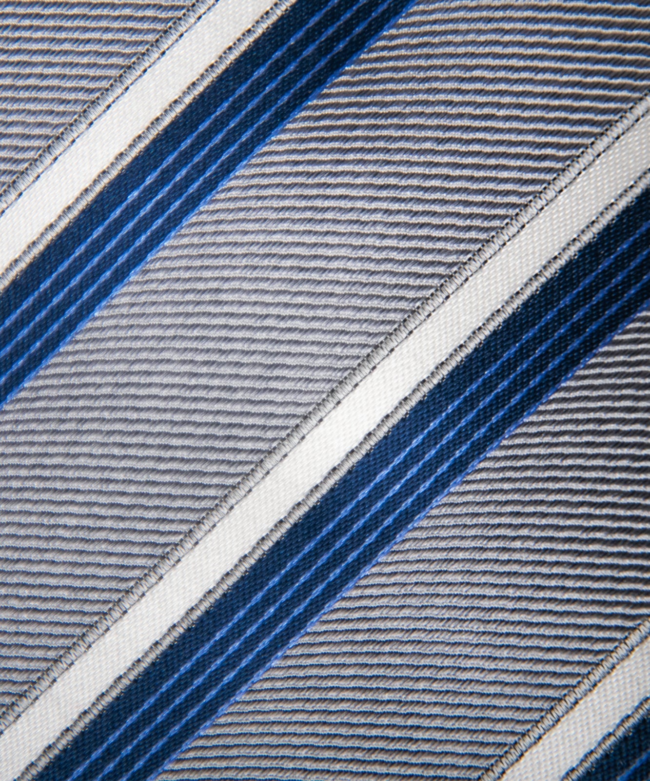 Franco Spada ( フランコスパダ ) パステルメランジストライプネクタイ：ミディアムグレー