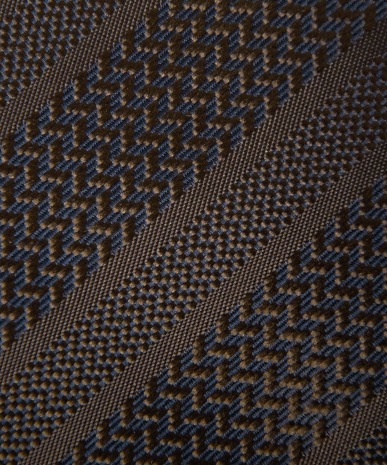 Franco Spada ( フランコスパダ ) ヴィンテージ無地調ストライプネクタイ：レトロブラウン