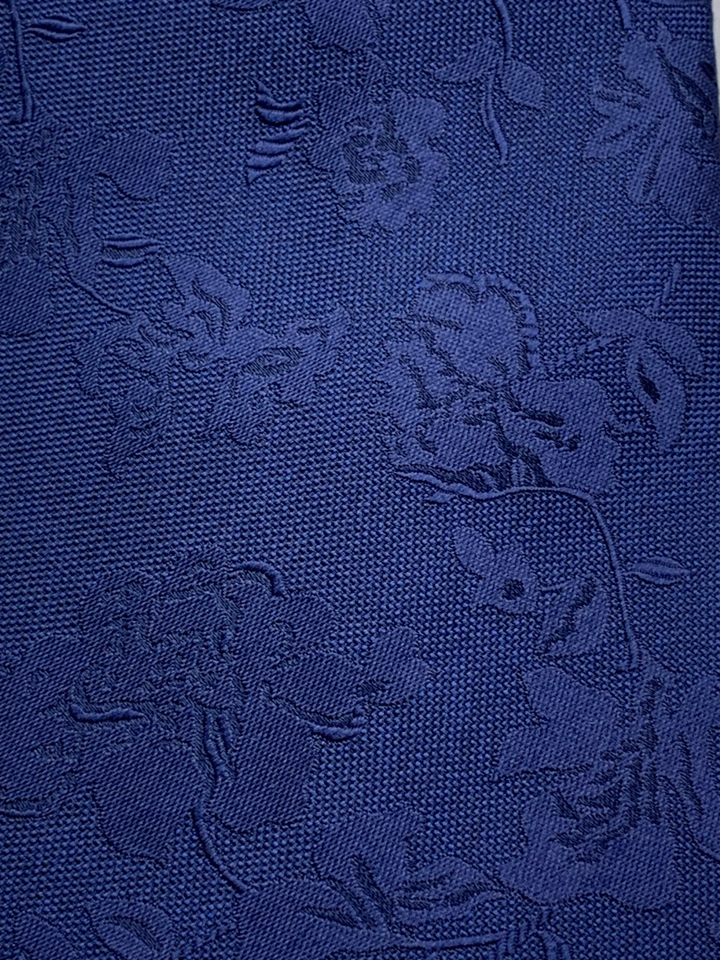 AZZURRO （アズーロ） メランジフラワーネクタイ：ネイビー