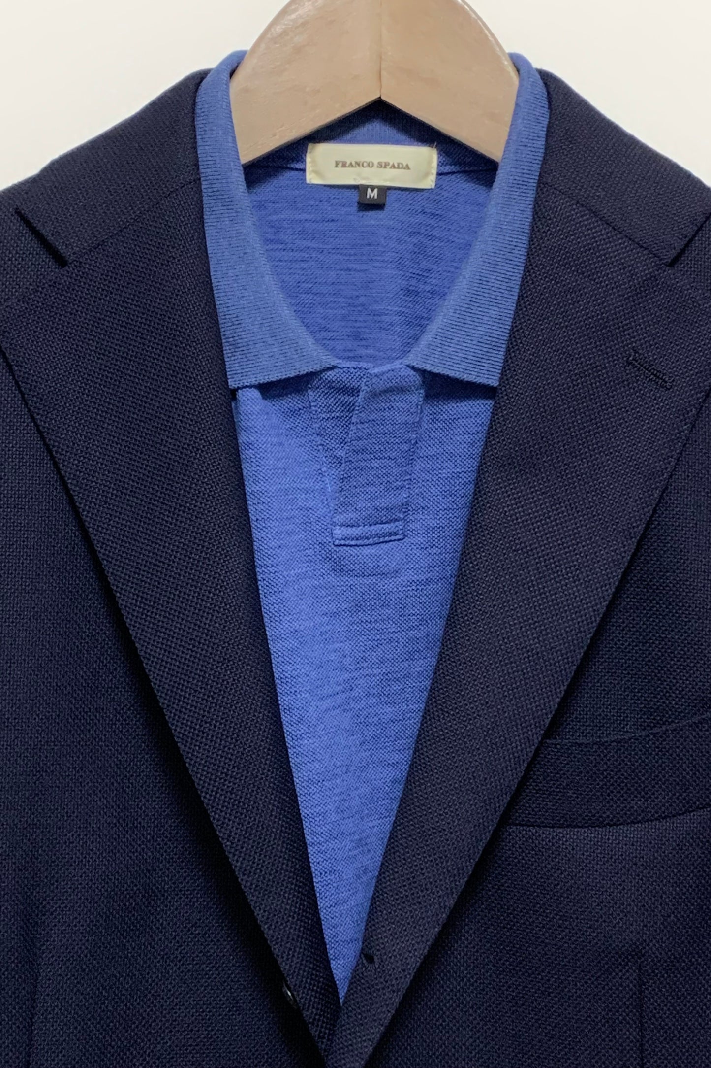 Franco Spada ( フランコスパダ ) ポロシャツスキッパーカラー：サックスブルー