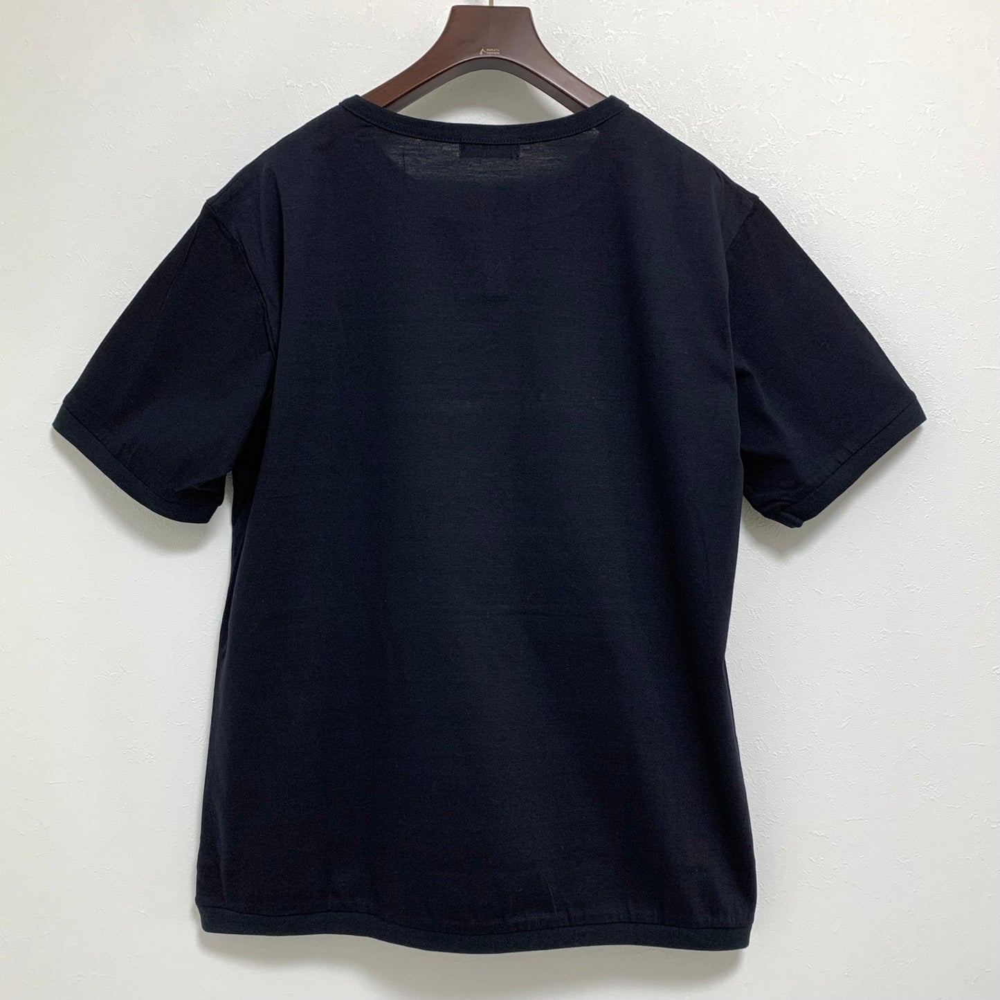 Franco Spada ( フランコスパダ ) Premium T-shirt model ②（浅V ネックヘンリー）：ネイビー