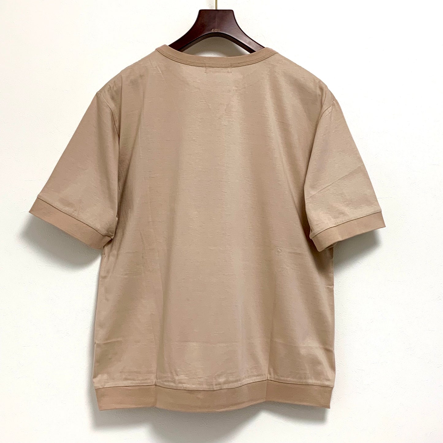 Franco Spada ( フランコスパダ ) Premium T-shirt model ④（VT クルーネック）：ベージュ