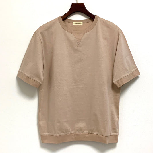 Franco Spada ( フランコスパダ ) Premium T-shirt model ④（VT クルーネック）：ベージュ