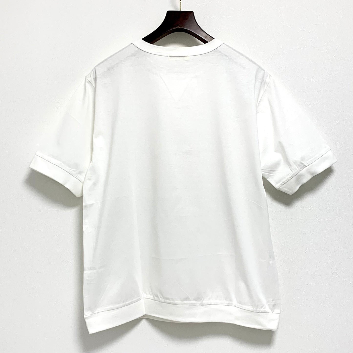 Franco Spada ( フランコスパダ ) Premium T-shirt model ④（VT クルーネック）：ホワイト