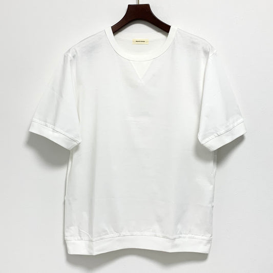 Franco Spada ( フランコスパダ ) Premium T-shirt model ④（VT クルーネック）：ホワイト