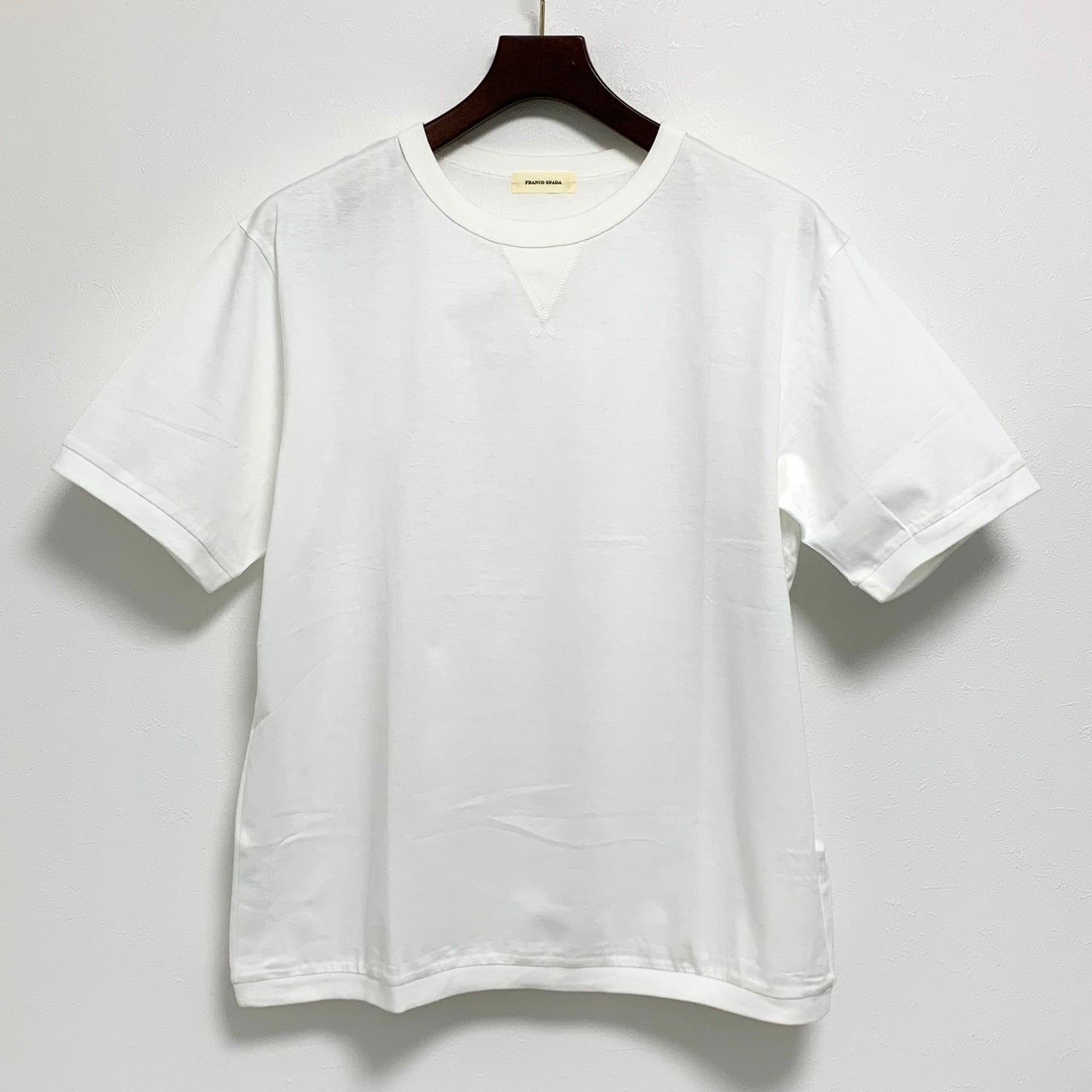 Franco Spada ( フランコスパダ ) Premium T-shirt model ③（クルーネック）：ホワイト