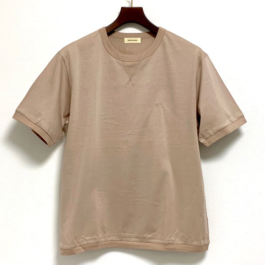 Franco Spada ( フランコスパダ ) Premium T-shirt model ③（クルーネック）：ベージュ