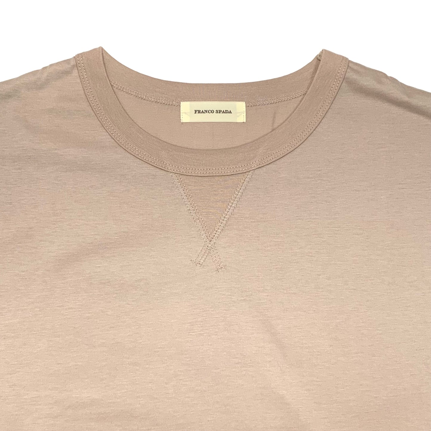 Franco Spada ( フランコスパダ ) Premium T-shirt model ③（クルーネック）：ベージュ