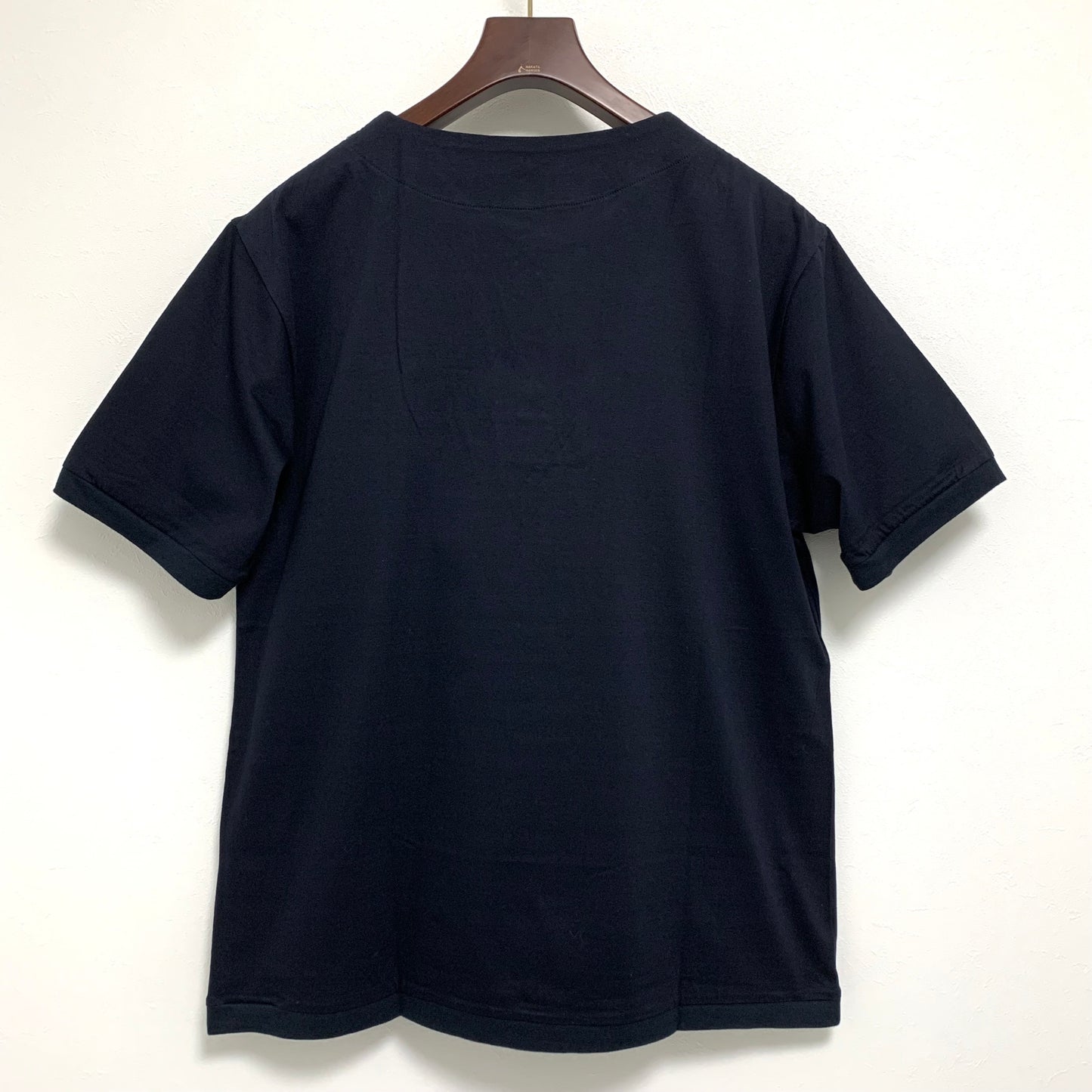 Franco Spada ( フランコスパダ ) Premium T-shirt model ①（襟前立て・裏前立てヘンリーネック）：ネイビー