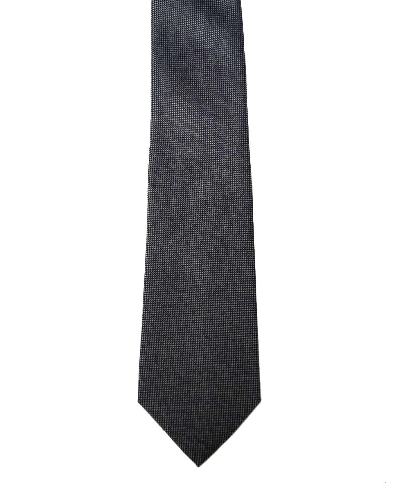 Franco Spada ( フランコスパダ ) 小バスメランジ無地ネクタイ：Mグレー