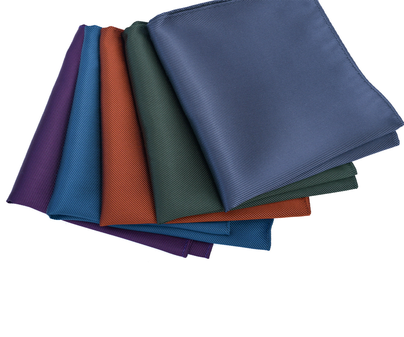 Franco Spada ( フランコスパダ )細綾無地ポケットチーフ： ダスティオレンジ