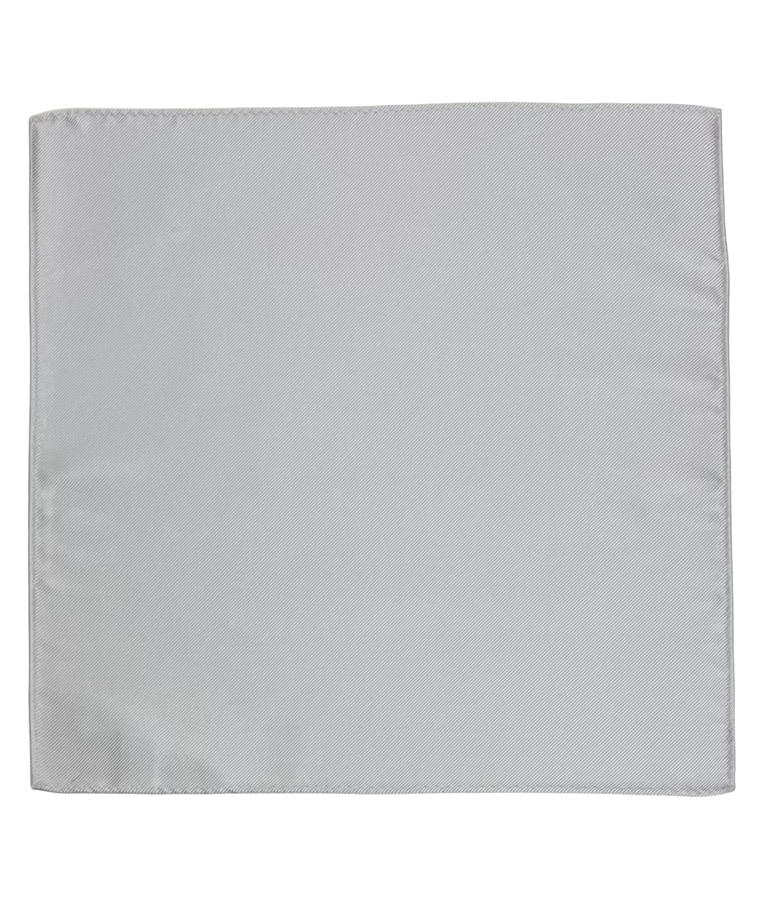 Franco Spada  ( フランコスパダ )   綾無地ジャガードポケットチーフ：シルバー