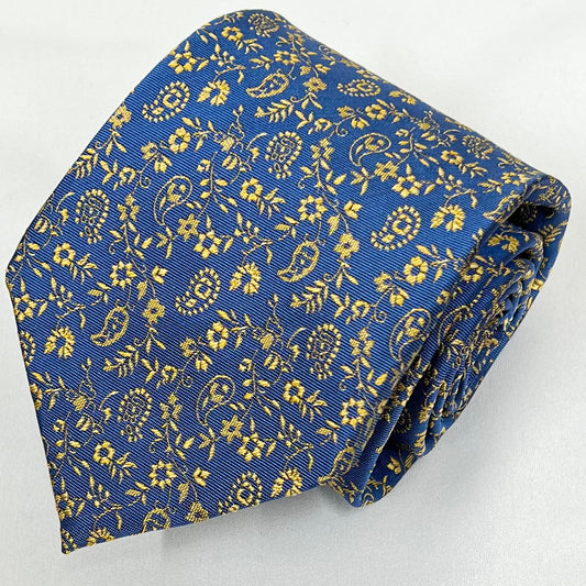 Franco Spada ( フランコスパダ )  フレンチヴィンテージオーナメントジャガードネクタイ：ライトブルー