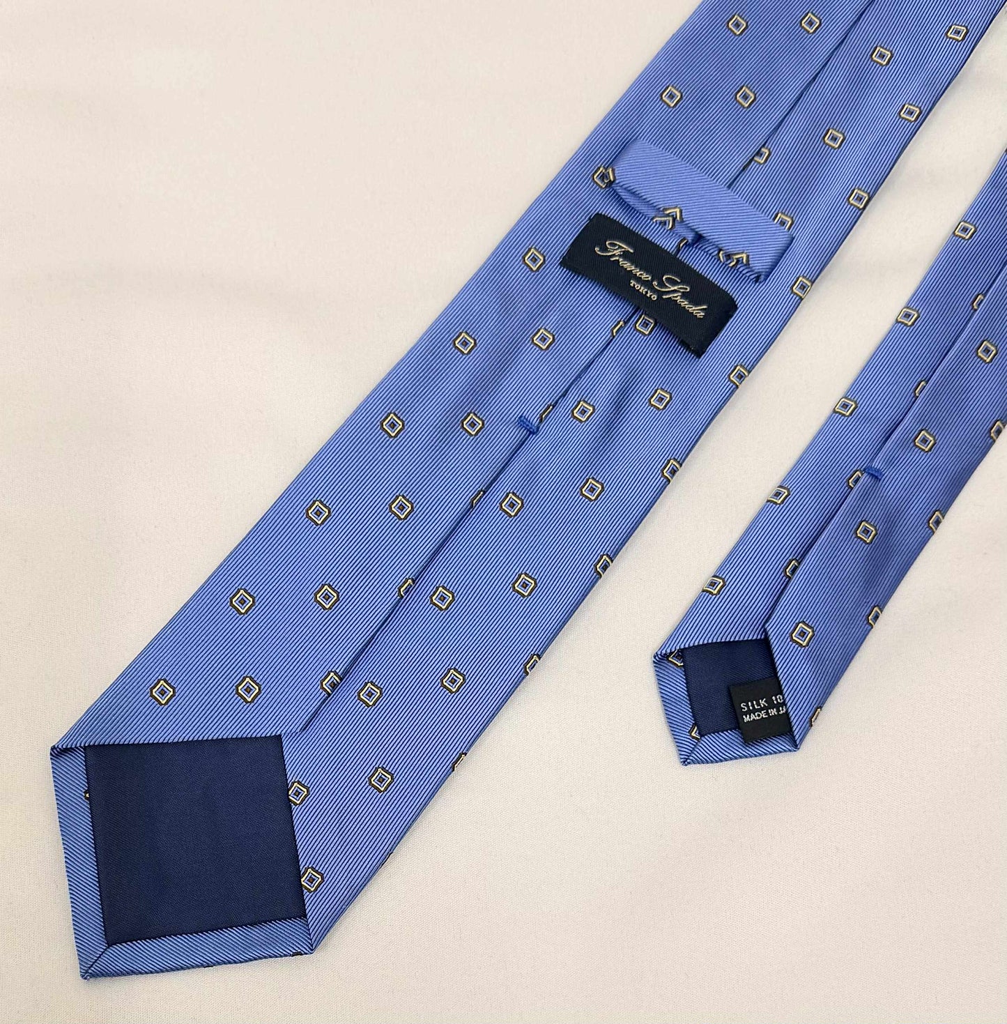 ［SALE ］ Franco Spada ( フランコスパダ )小紋柄 O サックスブルー