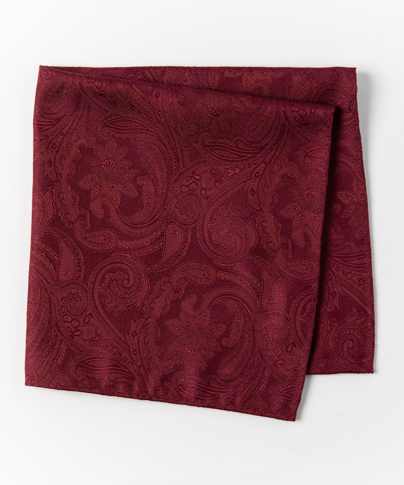 Franco Spada  ( フランコスパダ )   クラシックペーズリージャガードポケットチーフベーシックカラー：ワイン
