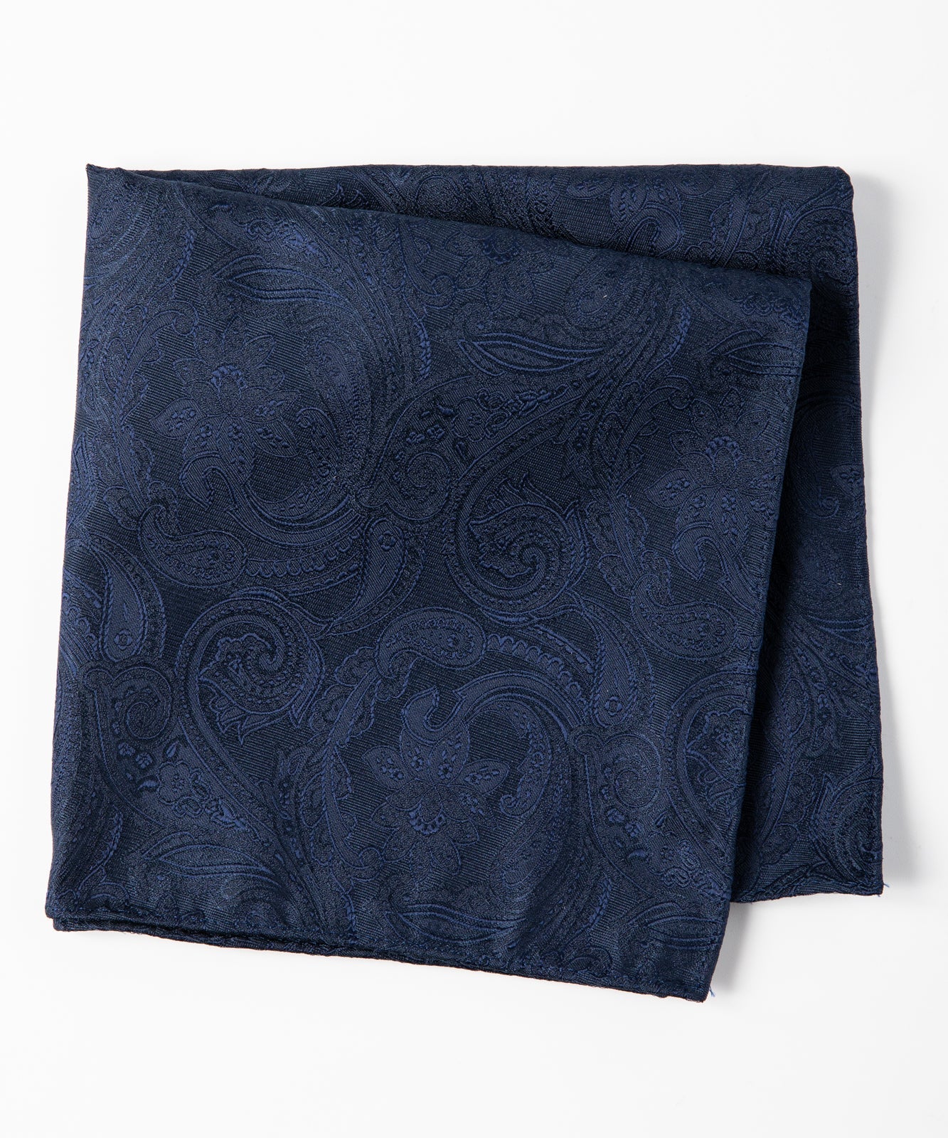 Franco Spada  ( フランコスパダ )   クラシックペーズリージャガードポケットチーフベーシックカラー：ネイビー