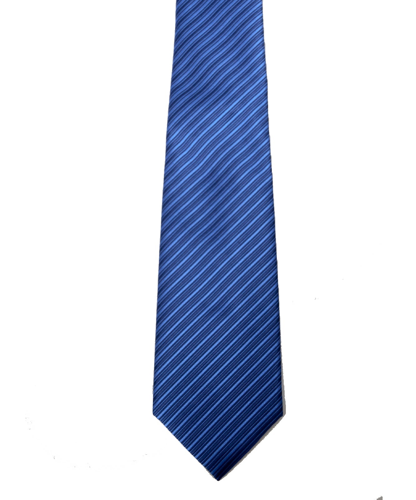 AZZURRO（アズーロ）NEW ロイヤルダークブルーレップストライプネクタイ