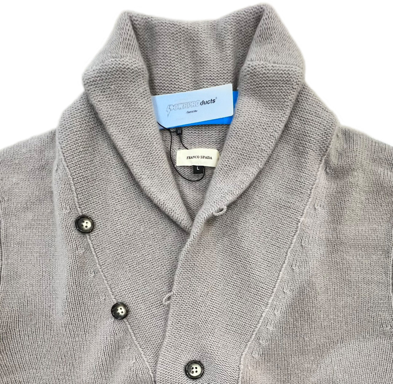 【SALE】　　 Franco Spada ( フランコスパダ )   〈手洗い可能〉【TALMUS branch】カシミヤ100%ローゲージショールカラーカーディガン