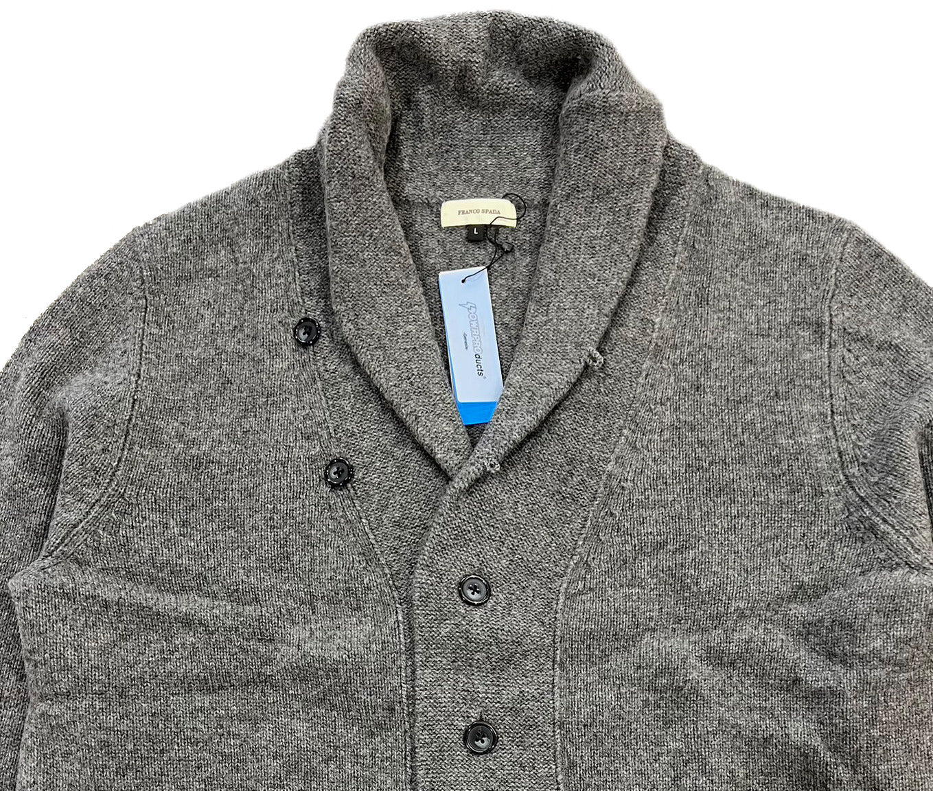 【SALE】　　 Franco Spada ( フランコスパダ )   〈手洗い可能〉【TALMUS branch】カシミヤ100%ローゲージショールカラーカーディガン