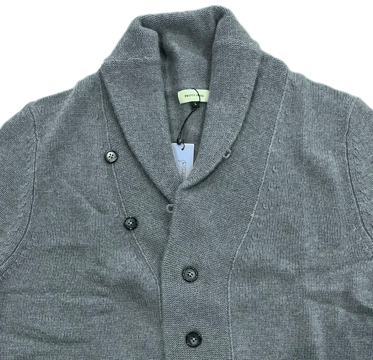 【SALE】　　 Franco Spada ( フランコスパダ )   〈手洗い可能〉【TALMUS branch】カシミヤ100%ローゲージショールカラーカーディガン