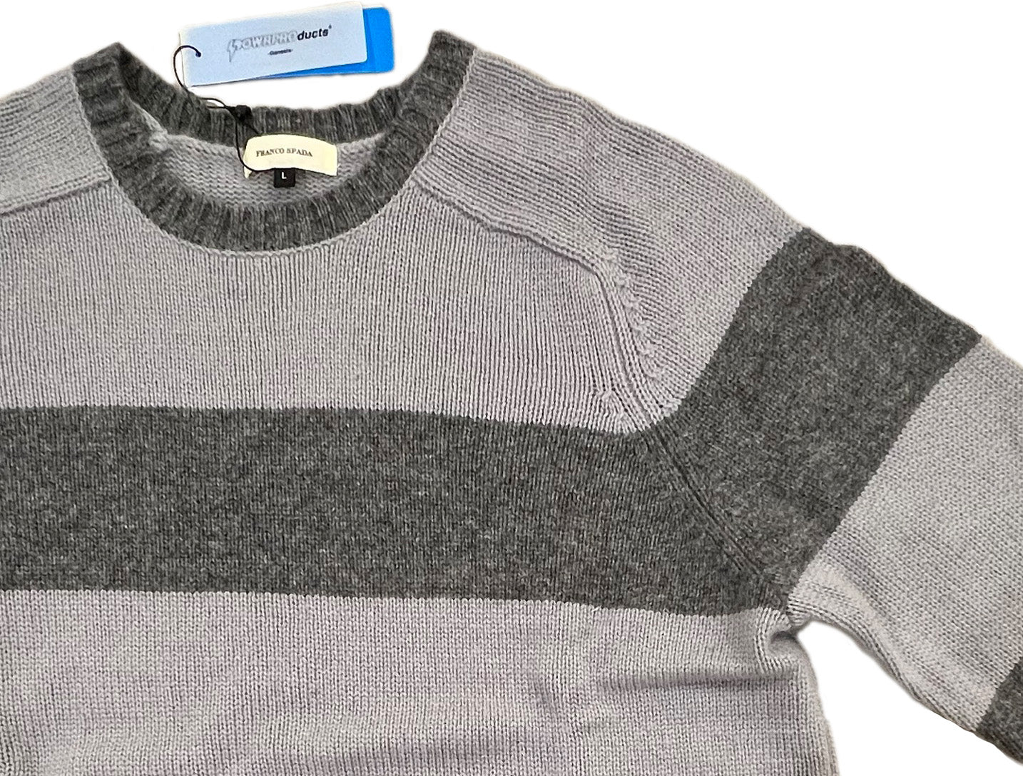 【SALE】　　 Franco Spada ( フランコスパダ )   〈手洗い可能〉【TALMUS branch】カシミヤ100%ローゲージボーダーニット