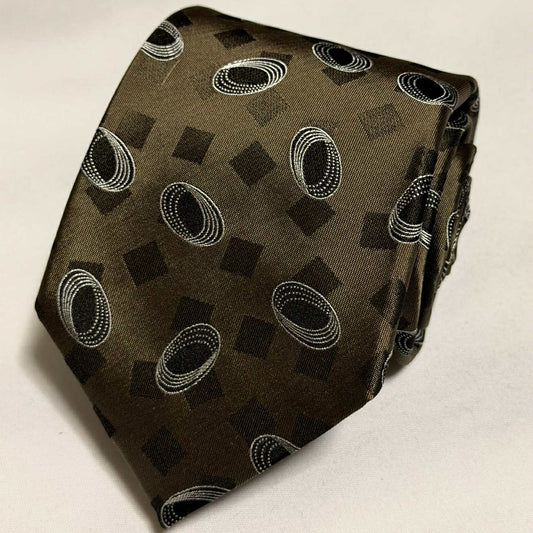 Franco Spada ( フランコスパダ )🆕コンテンポラリーブリティッシュサークルJQネクタイ：サンドベージュ