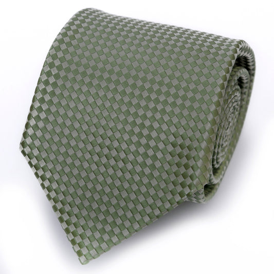 Franco Spada ( フランコスパダ) NEW SOLID COLOR FORMAL TIE( 大バスケット無地 )：ロイヤルライトモスグリーン