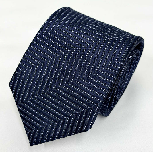 ［SALE ］ Franco Spada ( フランコスパダ )ヘリンボーンストライプ ネイビー