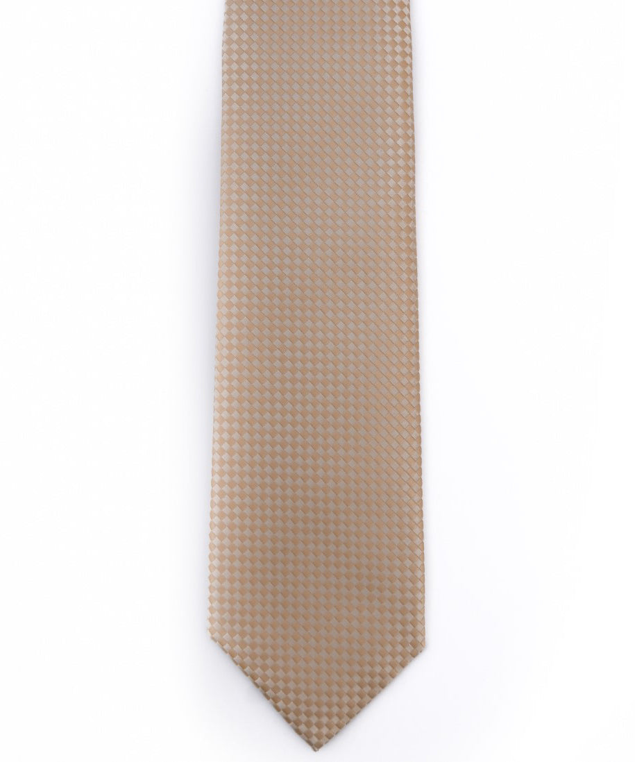 Franco Spada ( フランコスパダ ) NEW SOLID COLOR FORMAL TIE ( 大バスケット無地 )：ロイヤルシャンパンベージュ